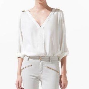 Zara Summer Loose Casual Shirt  Long Sleeve